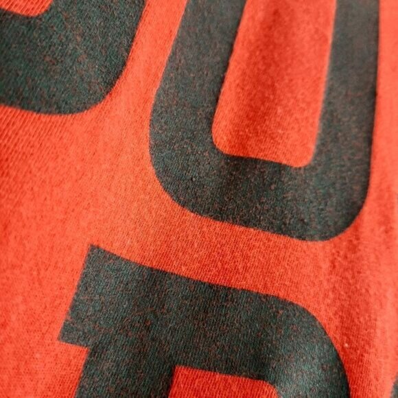 NIKE - JUST DO IT  Athletic Cut Graphic Print T-Shirt Crewneck Red Men's Sz XL - Picture 8 of 15